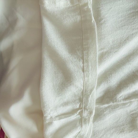 Forever 21 Ivory Mini Dress – Embroidered Bodice, Adjustable Straps, Size M - Picture 8 of 9